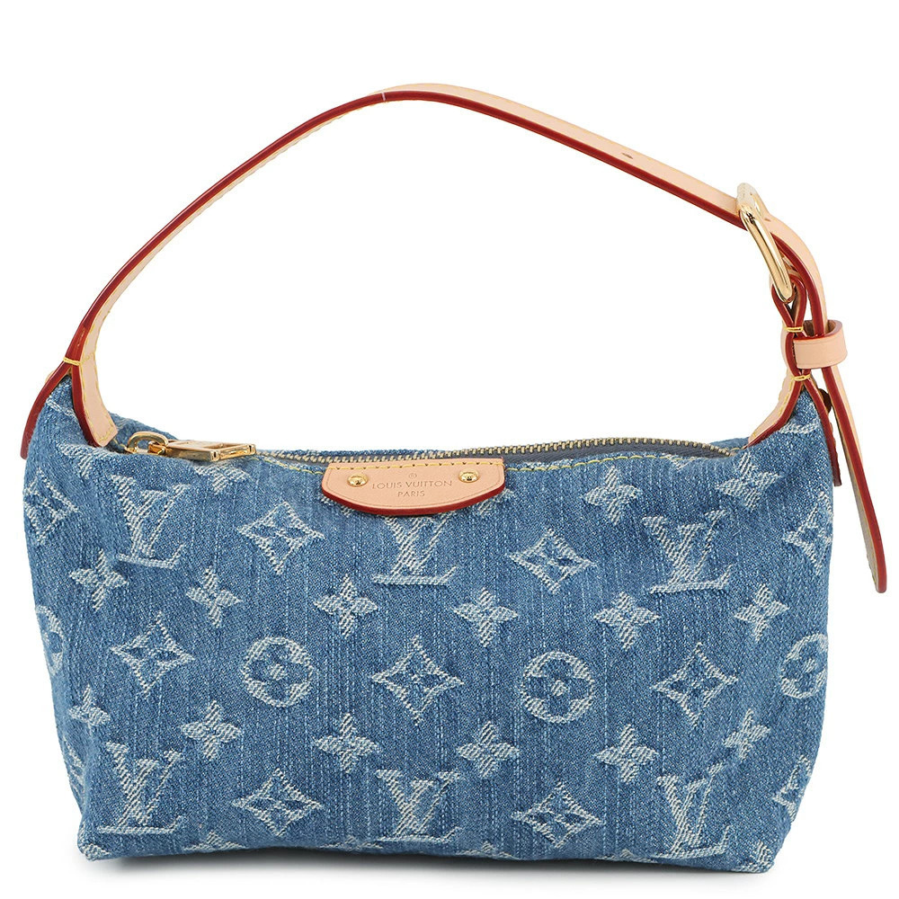 Louis Vuitton handbag Monogram Denim Pochette Hills bag